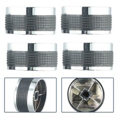4xGas Grill Control Knobs Replacement Fits BBQ Gas Grills For Oven, Stove Round