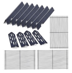 For Weber Genesis II E410 E435 Grill Grates Flavorizer Bars Stainless Steel Kit
