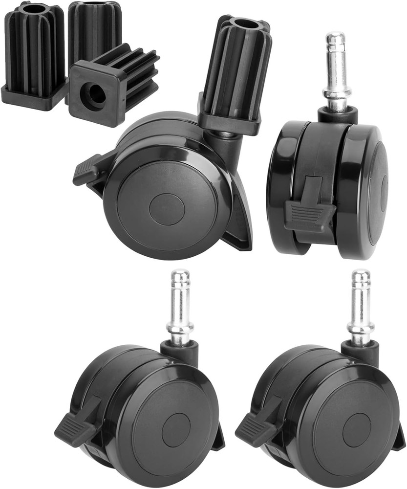 4 Pack Locking Casters Replacement for Weber Spirit Parts 2009-2012, 2007-2011