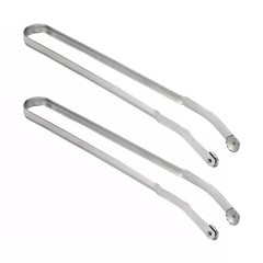 Sturdy Stainless Steel Tongs for BBQ Easy Handling of Sausages and Hot Dogs