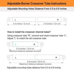 Charbroil Crossover Tube; Charbroil Carryover Tube; Char Broil Grill Parts,fo…