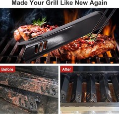 15″ Grill Heat Plate Shield Burner Cover for Dyna-glo DGF510SSP DGF510SBP 4-Pack