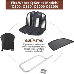 20.5″ Grill Burner Tube for Weber Q2200, Q2000, Q220, Q200 396000,396001, 566002