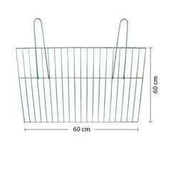 Grill 60×60 With Folding Handle Kamim Grid 0 5/32in Charcoal Replacement Rust
