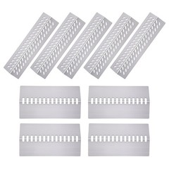 Grill Heat Shield Heat Plates 5 Pack 17.625″ x 5″ for Bull Grill 16521 16631