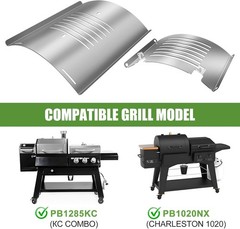 Flame Broiler Kit Pit Boss PB1285KC Stainless Plate