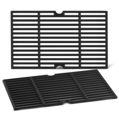 Grill Grates 2 Pack 15.5″ Matte Enamel Cast Iron for Dyna Glo DGF350 Series