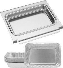 67047 Catch Pan Holder with Aluminum Drip Pans for Weber Spirit I&II 200/300 Ser