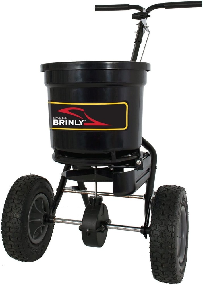50 lb Push Lawn Spreader with Side Deflector
