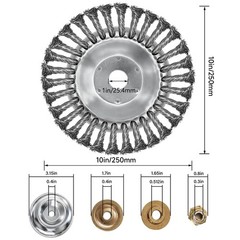 10 Inch Weed Wacker Attachments Heads,Steel Wire Rotary Brush Cutter Trimmer …