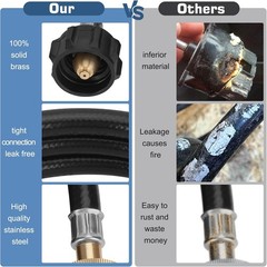 5 Foot Propane Adapter Hose Grill Regulator for Coleman Roadtrip
