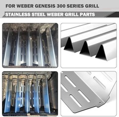Genesis E-330 Grill Replacement Parts 4 Burners for Weber Genesis S-330 E-310 EP