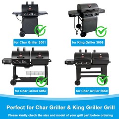 Grill Replacement Parts for Char Griller 5050 5650 5072 3001 3030 3008 4000 5…