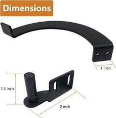 Grill Lid Door Stop Arc & Grill Lid Hinge Kit for Traeger Grills, BCA002 Grill L