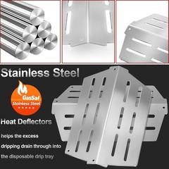 Flavorizer Bars Heat Deflector for Weber Genesis 310 Series 300 310 320 330