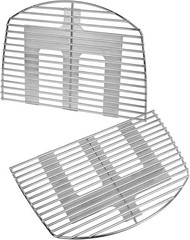 Solid Rod Stainless Steel Grill Cooking Grates for Weber Q300, Q320, Q3000, Q310
