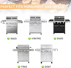 4 Burner 35633 Grill Replacement Parts for Monument 4 Burner 24367, 17842, 24633