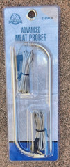 2-Pk Pit Boss Smoker Advanced Meat Temperature 6″ Probe 48″ Wire 67297 NEW SEAL