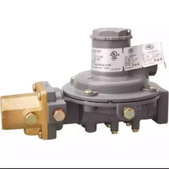MEGR-1232-HBF POL X 1/2″ FPT Twin Stage Straight Mount Regulator Propane 450k