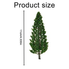 10ps Model Pine Trees Green For Scale Railway Layout 15cm SL-16059 Joy Tool