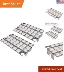 Heat Retention Plate for Lynx Grills with Ceramic Briquettes & Stainless Trays