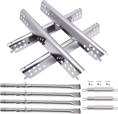 Grill Replacement Parts Stainless Pipe Burner Heat Plate Tent Shield For