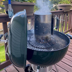 Lid Holder for Weber Charcoal Kettle Grill 22.5″ & 18.5″, Slide a Side Lid Prop