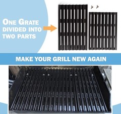 4-Pack Adjustable Cooking Grates – 6″ Wide Universal Replacement Grill Grid