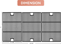 17Inch Grill Grates for Nexgrill 6 Burner 720-0896 720-0896B 720-0896E 720-0898