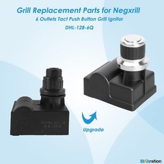 DHL-128-6Q Grill Igniters Kit for Nexgrill Replacement Parts 6 Outlet Tact Pu…