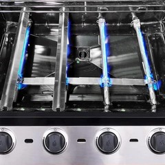 Welbocom 15.4″ Grill Burner Kit for Charbroil Performance II 4 & 3 Burner Gri…