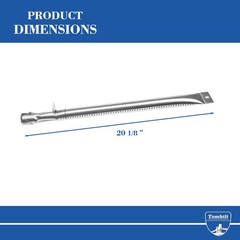 Replacement Burner Tube Fits Char Griller 5050/5650/3008 Stainless Steel BBQ