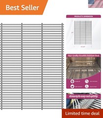 Full Size Grill Grate Replacement – Fits Chargriller Models 2121 to 5252
