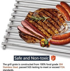 Stainless Steel Grill Grates for Ducane & Jenn Air
