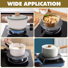 3 Pcs Simmer Plate Heat Diffuser for Gas Stove 7.87/9.45/11” Round Stove Diffus