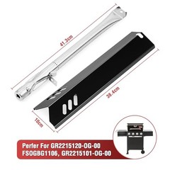 Grill Replacement Parts for Outdoor Gourmet Grill Heat Shields & Burner Covers