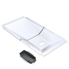 Uniflasy Universal Grease Tray With Catch Pan Fits Nexgrill, Charbroil