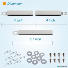 Universal Adjustable Carryover Tubes for Charbroil, Kenmore and Others Most G…