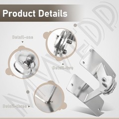 Stainless Steel Hinge Gasket Kit for 18.5″ & 22.5″ Smokers – Quick Release BBQ A