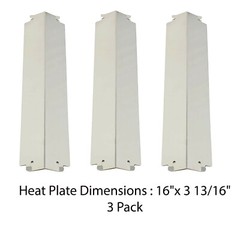 Replacement Heat Plate for 463261106,46326110,463268107,463262811 Gas Models-3Pk