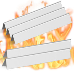 17.5″ Stainless Flavorizer Bars 5pcs for Weber Genesis 300 E310 E320 S320 7620