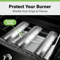 Lumivoxal Universal Adjustable Grill Heat Plates, Heat Tents, Flame Tamer Bur…
