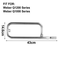 60040 69957 Burner Spare Part Stainless Steel Tube High Quality For Weber
