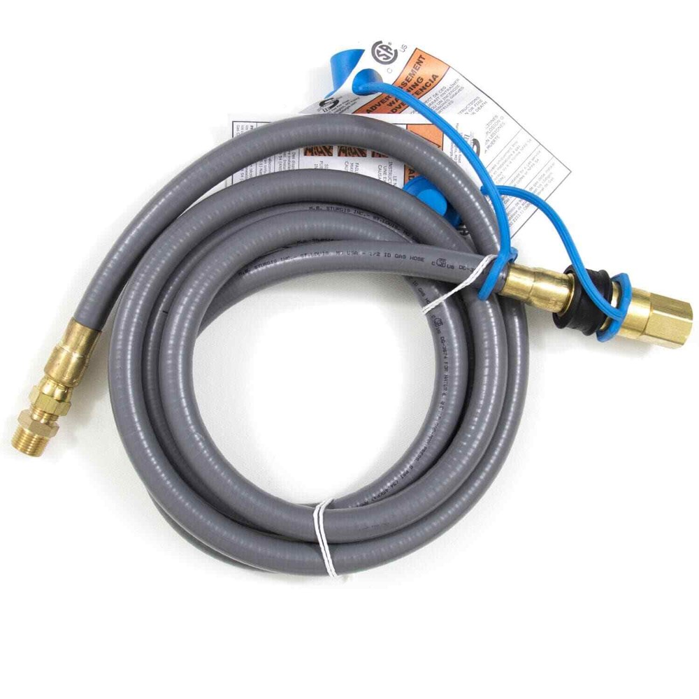 Blaze 10 Ft. Natural Gas/Bulk Propane Hose Quick Disconnect for Gas Grills