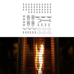 Rust Resistant Outdoor Heater Hardware Kit for Pyramid Style Patio Heaters