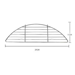Stainless Steel Cooking Rack for Grilling Roasting Steaming 26×8.5cm 37x11cm