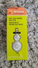 Char-Broil Dual-Stage Silver Propane Tank Regulator for Propane Cylinders 9398