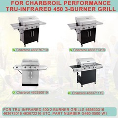 Infrared Grill Grate Replacement for 3-Burner Charbroil Performance, 3-Pack