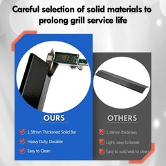 Replacement Parts for Gas Charcoal Smoker, Heat Tent, Burner Tubes & Heat Plate