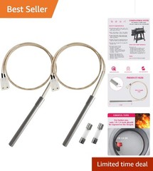 High-Performance 2 Pack Hot Rod Ignitor – Compatible with Various Grill Models